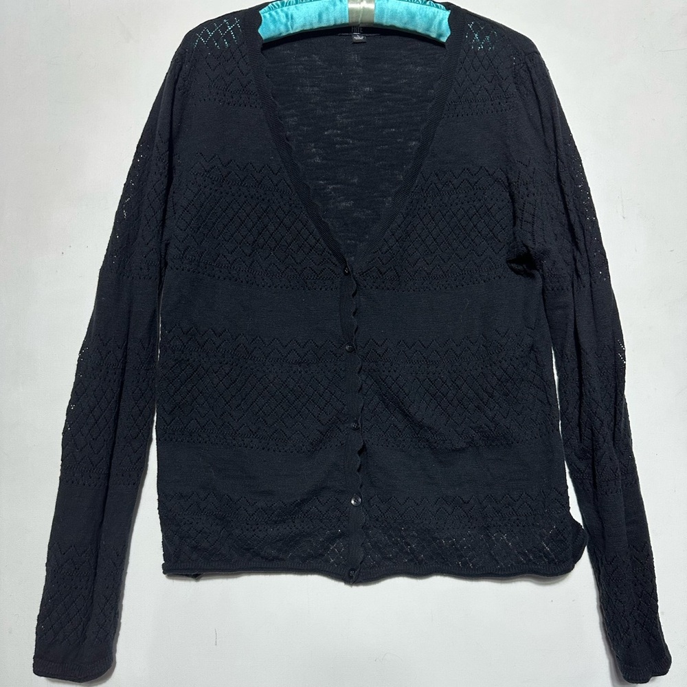 Frye Black Women's Cardigan Sweater